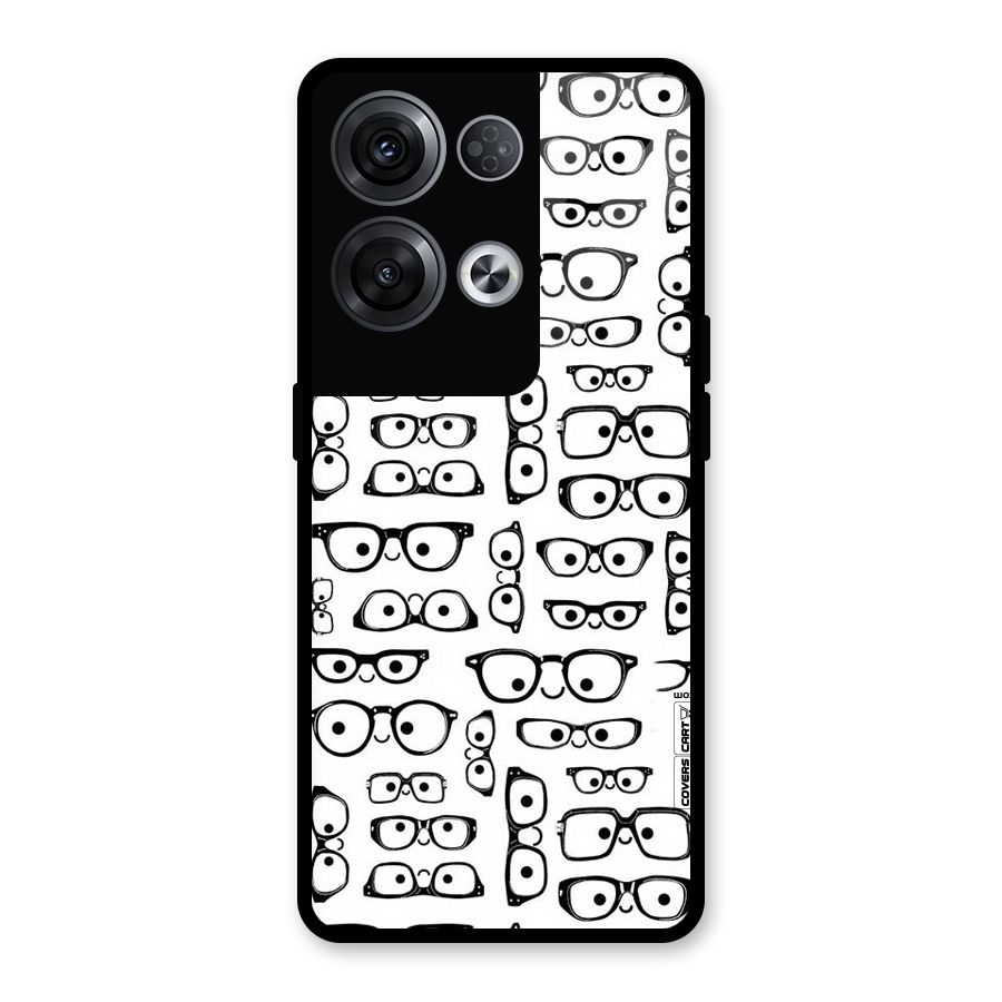 Nerdy Specs Glass Back Case for Oppo Reno8 Pro 5G