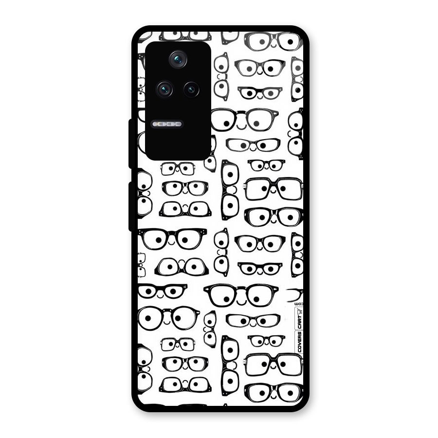 Nerdy Specs Glass Back Case for Poco F4 5G