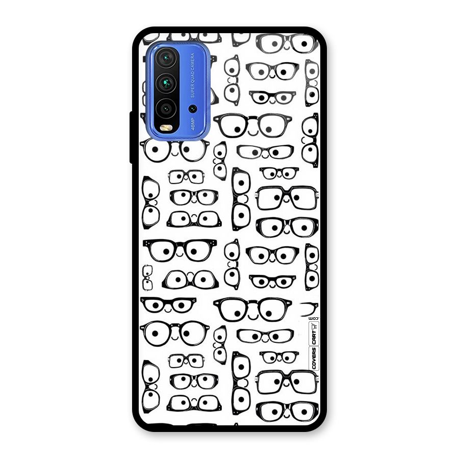 Nerdy Specs Glass Back Case for Redmi 9 Power