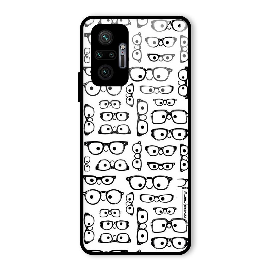 Nerdy Specs Glass Back Case for Redmi Note 10 Pro