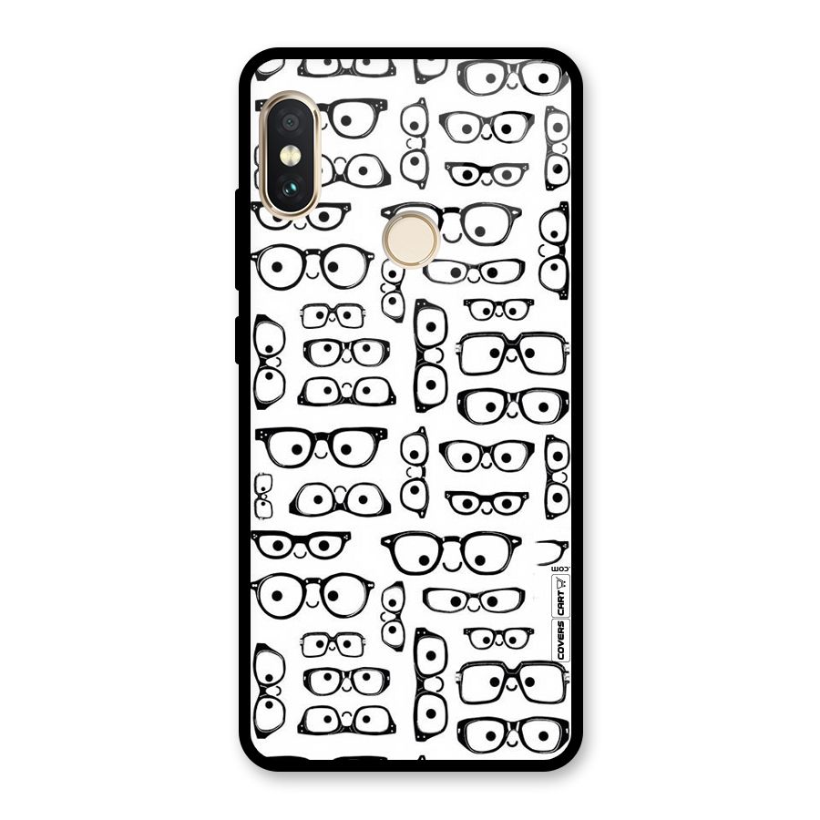 Nerdy Specs Glass Back Case for Redmi Note 5 Pro