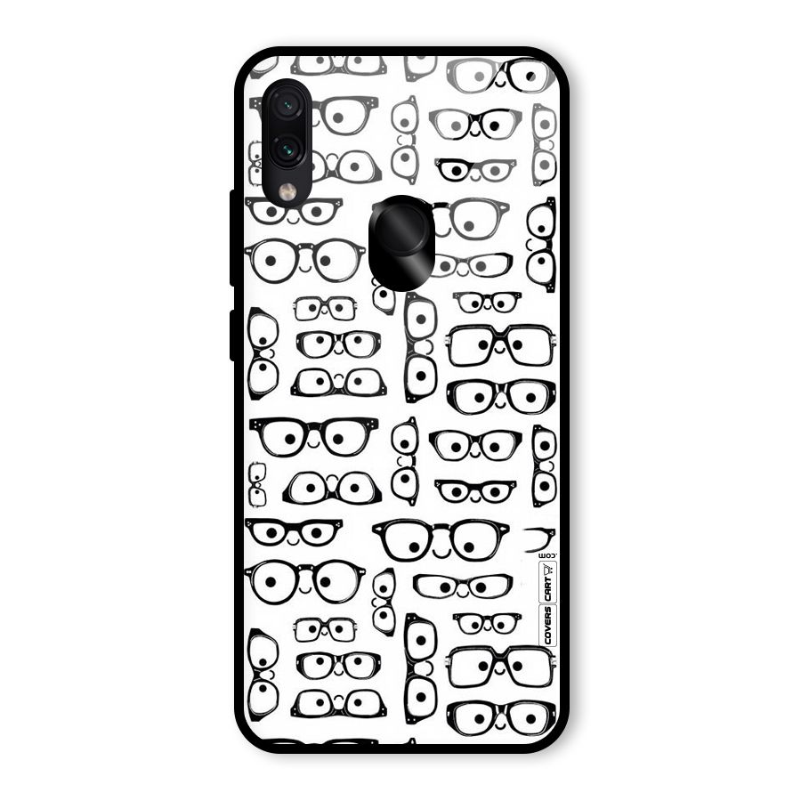 Nerdy Specs Glass Back Case for Redmi Note 7
