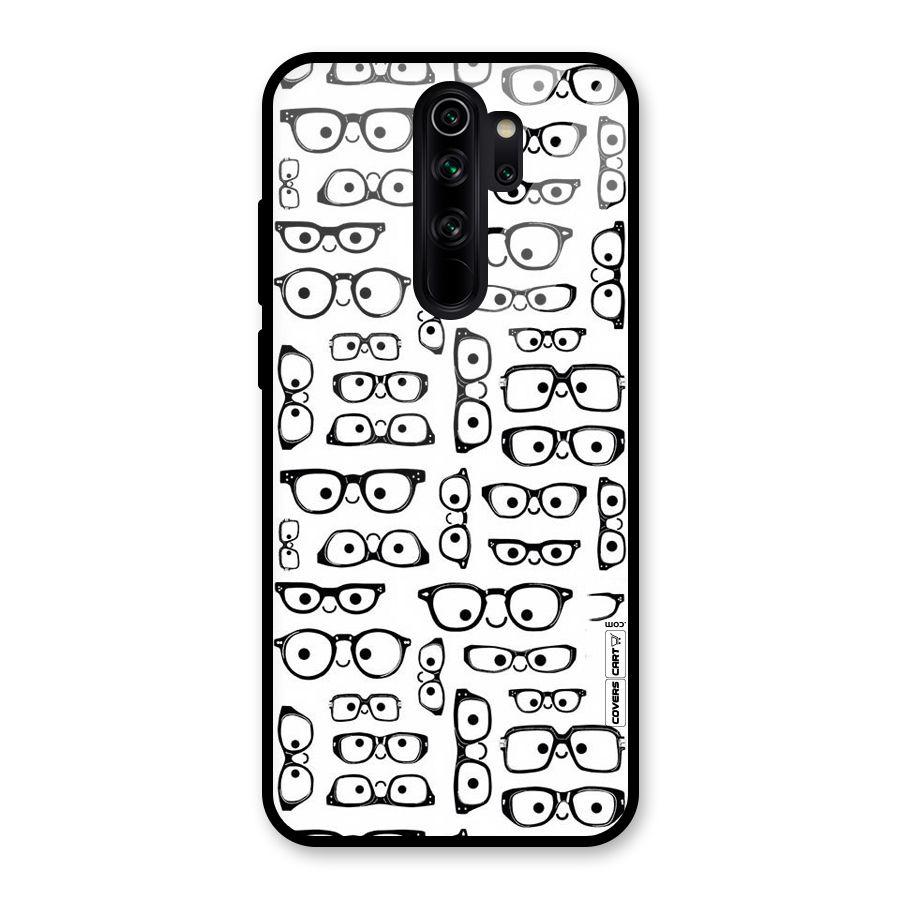 Nerdy Specs Glass Back Case for Redmi Note 8 Pro