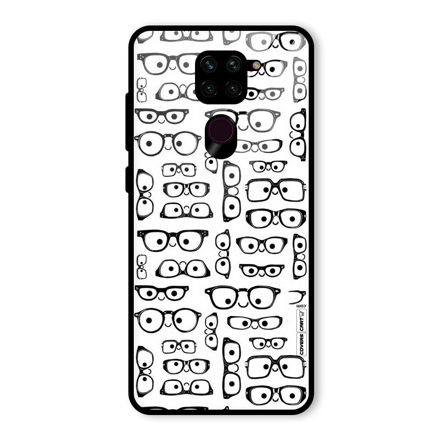 Nerdy Specs Glass Back Case for Redmi Note 9