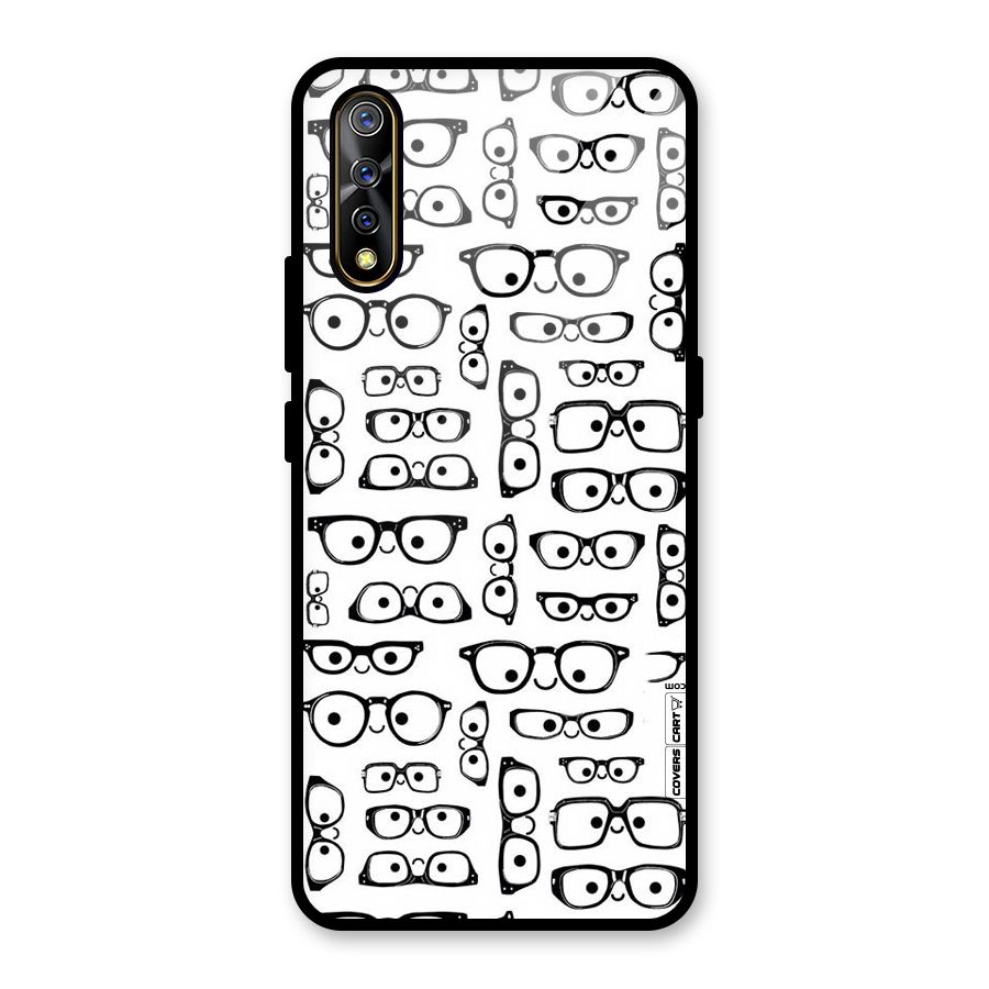 Nerdy Specs Glass Back Case for Vivo S1