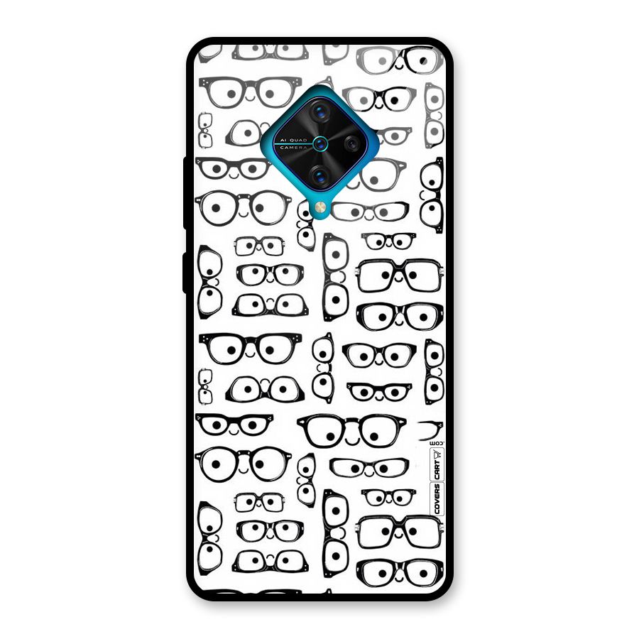 Nerdy Specs Glass Back Case for Vivo S1 Pro