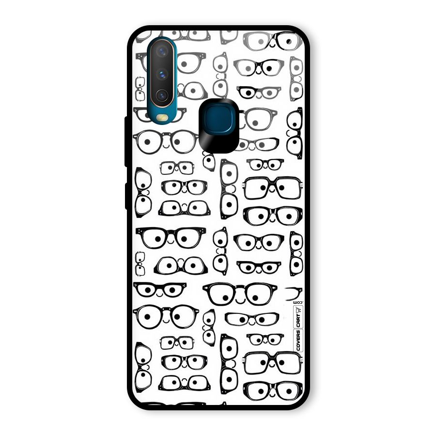 Nerdy Specs Glass Back Case for Vivo U10