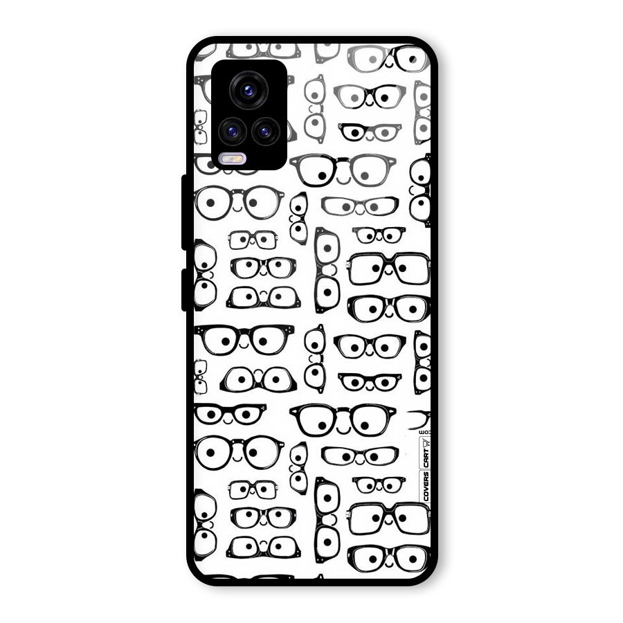 Nerdy Specs Glass Back Case for Vivo V20