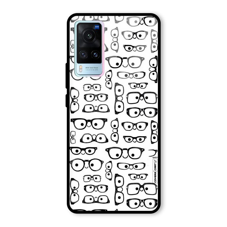 Nerdy Specs Glass Back Case for Vivo X60