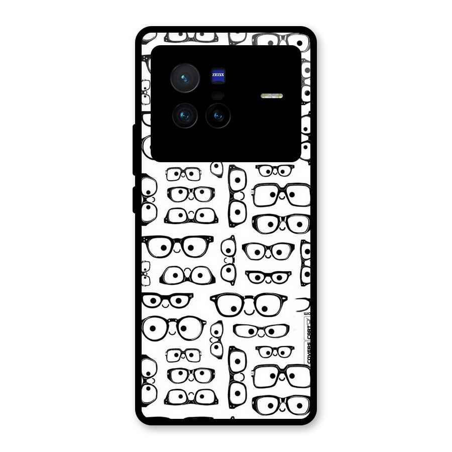 Nerdy Specs Glass Back Case for Vivo X80