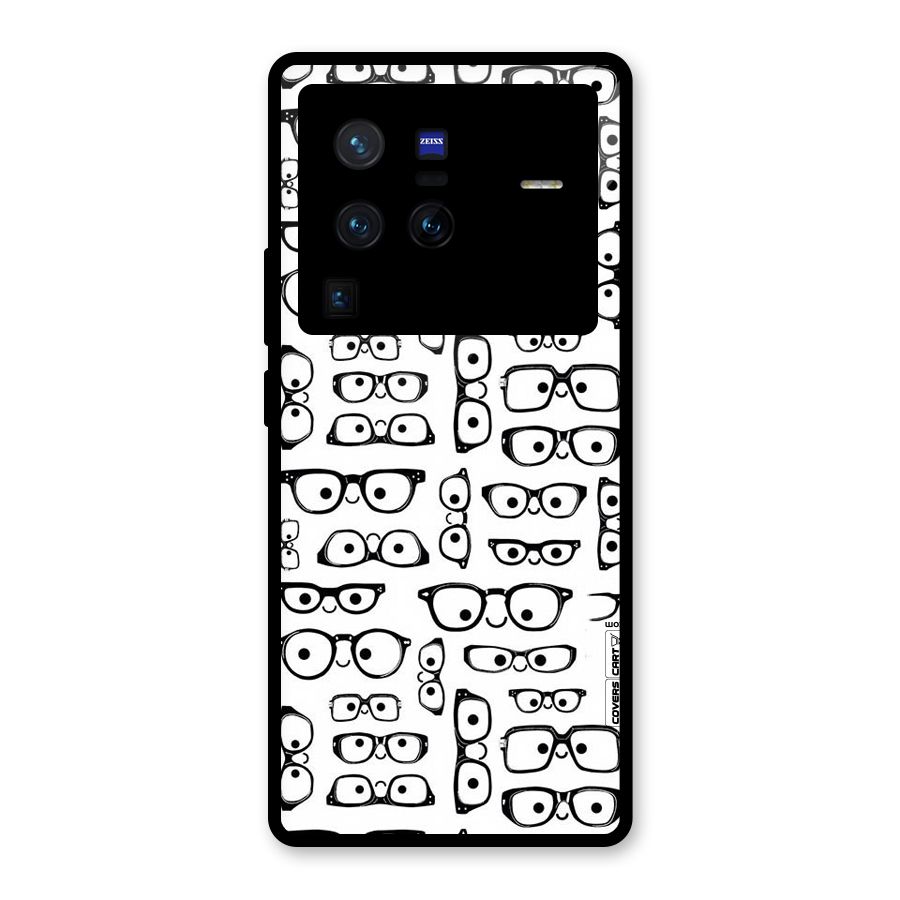 Nerdy Specs Glass Back Case for Vivo X80 Pro