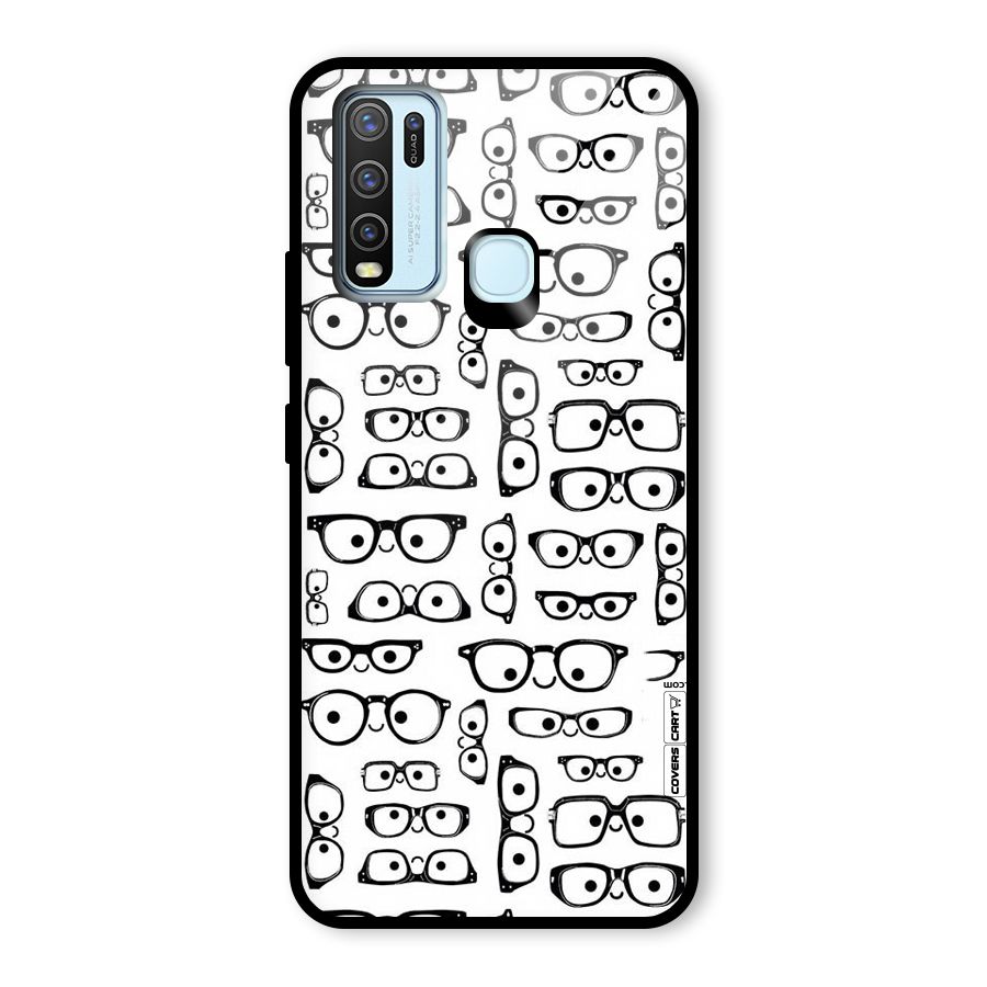Nerdy Specs Glass Back Case for Vivo Y50