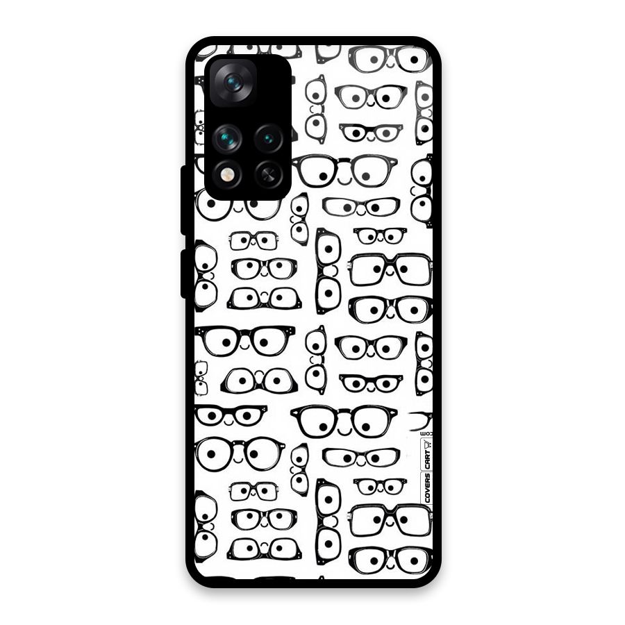Nerdy Specs Glass Back Case for Xiaomi 11i HyperCharge 5G