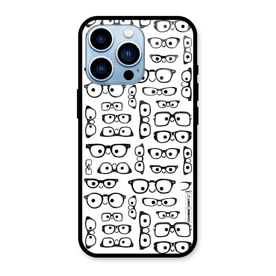 Nerdy Specs Glass Back Case for iPhone 13 Pro