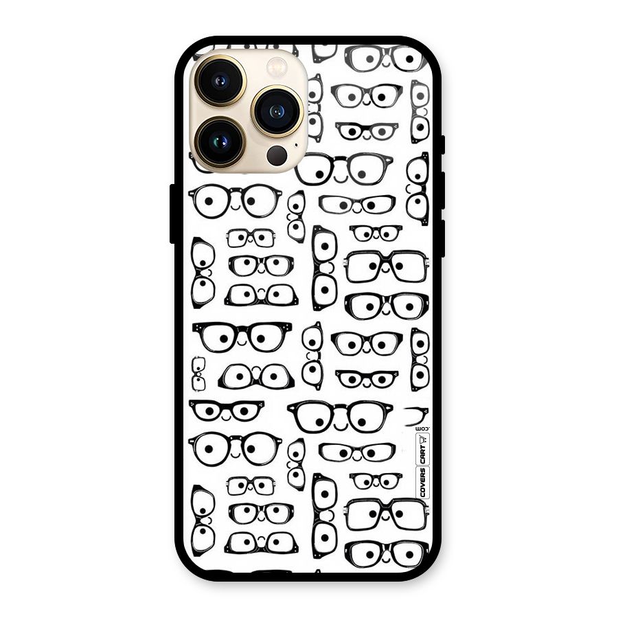 Nerdy Specs Glass Back Case for iPhone 13 Pro Max