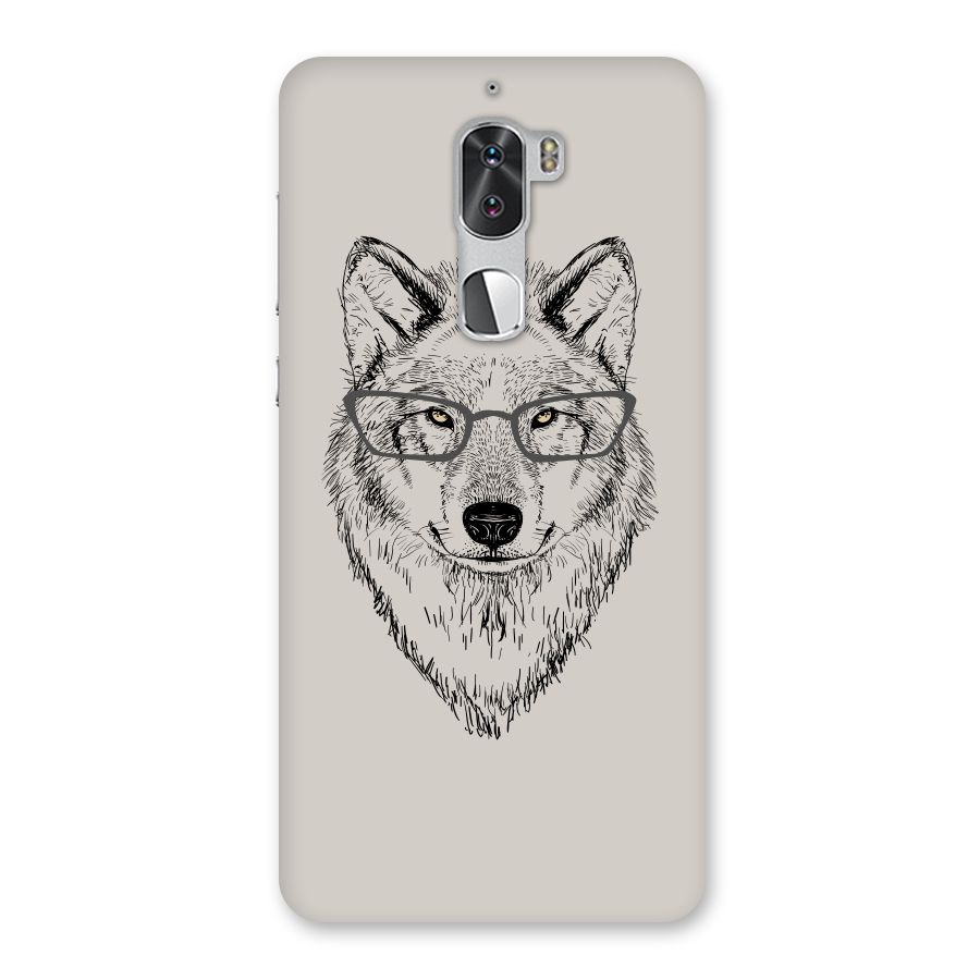 Nerdy Wolf Back Case for Coolpad Cool 1