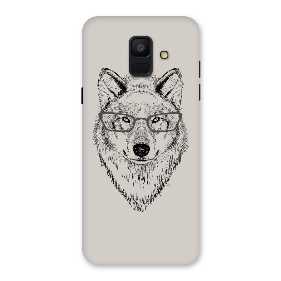 Nerdy Wolf Back Case for Galaxy A6 (2018)
