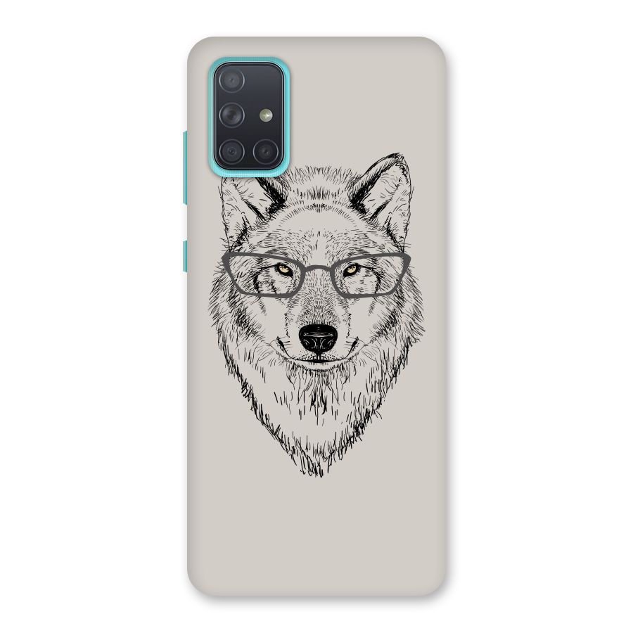 Nerdy Wolf Back Case for Galaxy A71