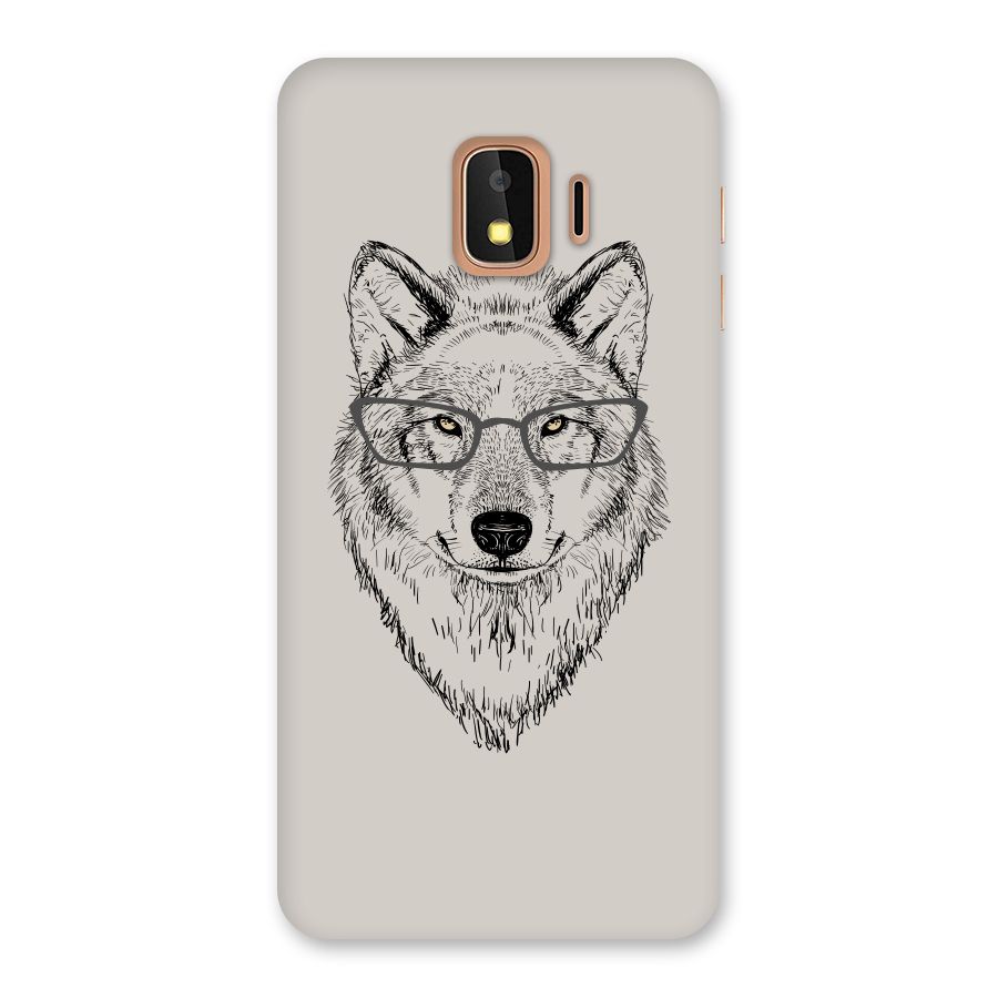Nerdy Wolf Back Case for Galaxy J2 Core