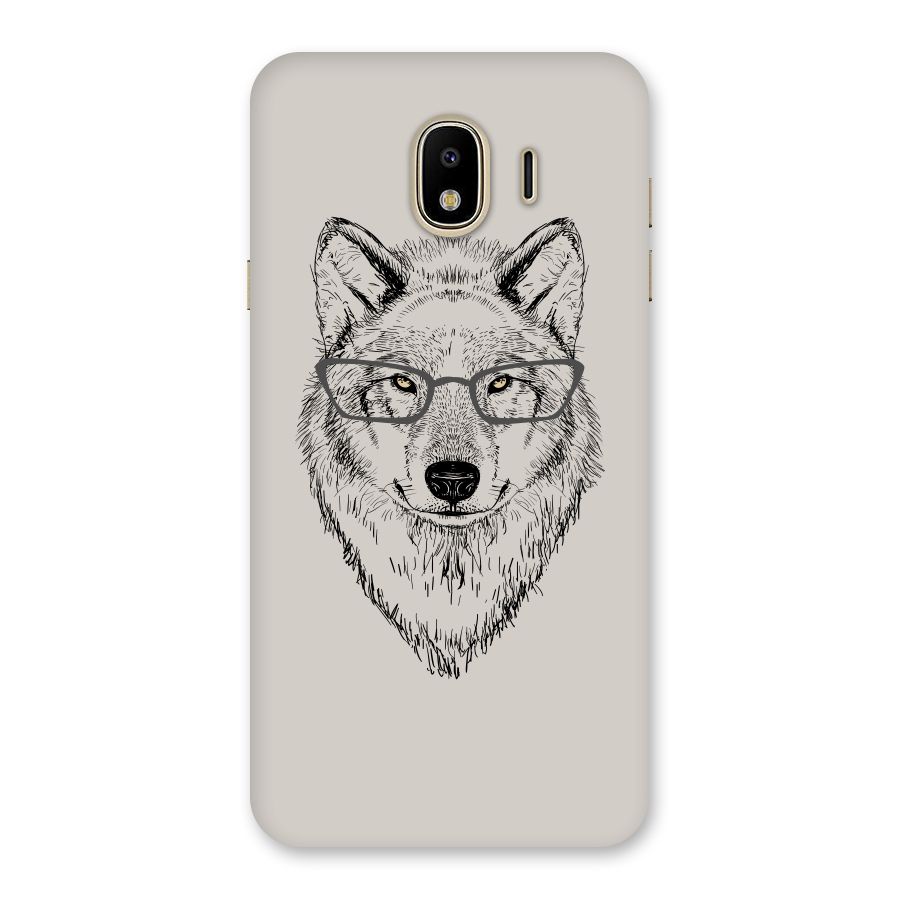 Nerdy Wolf Back Case for Galaxy J4