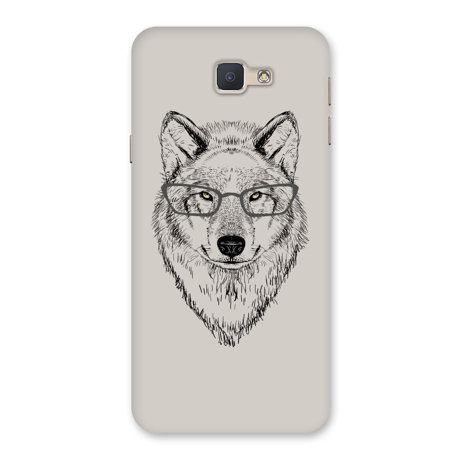 Nerdy Wolf Back Case for Galaxy J5 Prime