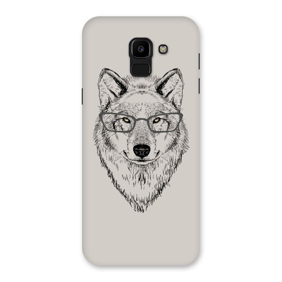 Nerdy Wolf Back Case for Galaxy J6