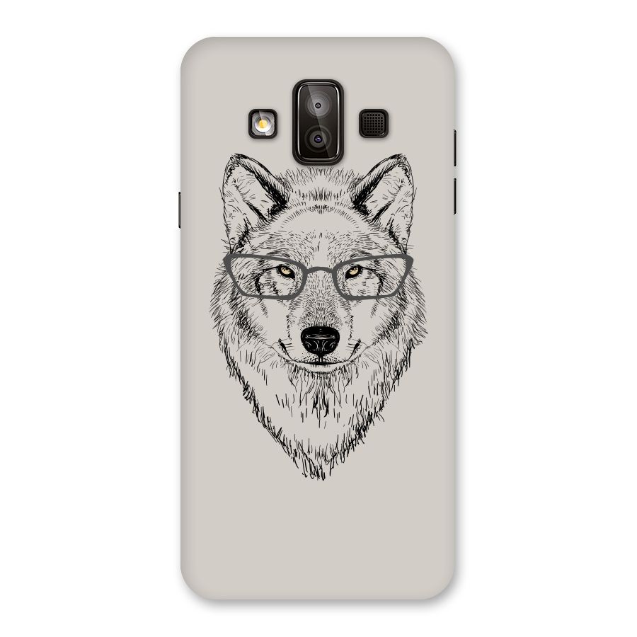Nerdy Wolf Back Case for Galaxy J7 Duo