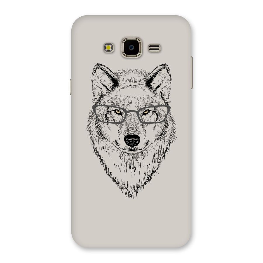 Nerdy Wolf Back Case for Galaxy J7 Nxt