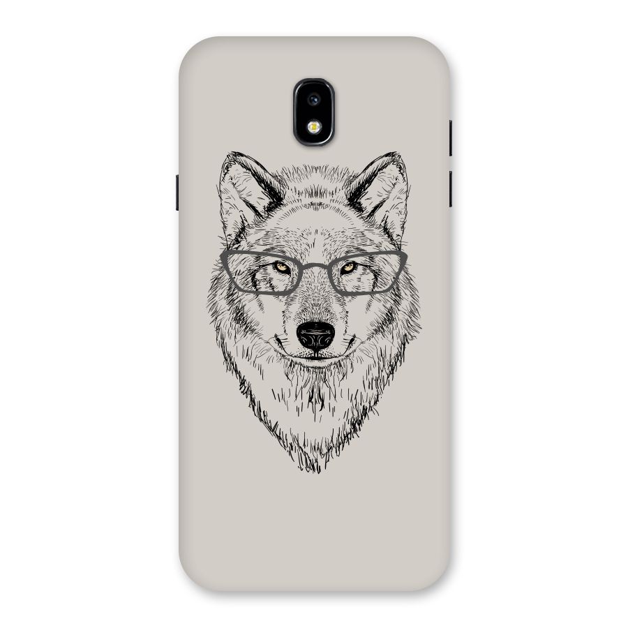 Nerdy Wolf Back Case for Galaxy J7 Pro