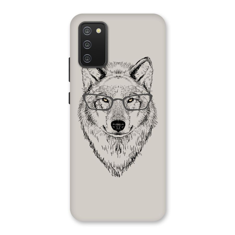 Nerdy Wolf Back Case for Galaxy M02s
