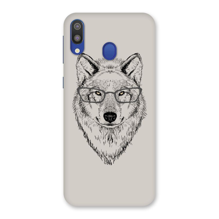 Nerdy Wolf Back Case for Galaxy M20