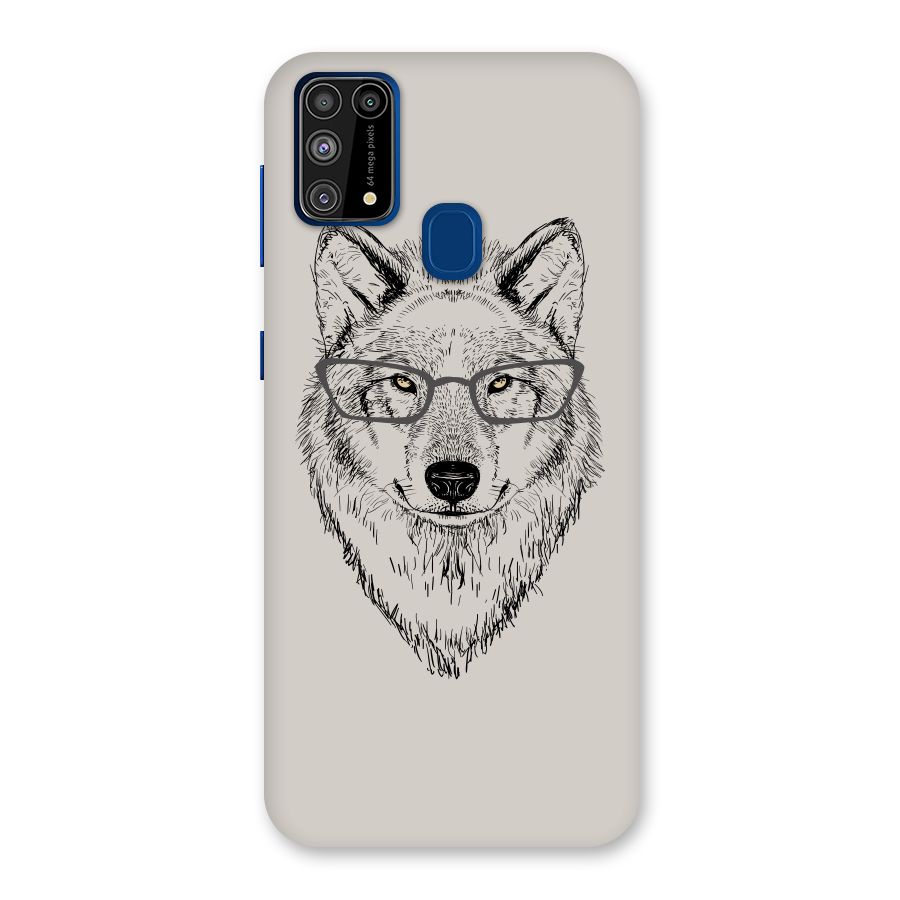Nerdy Wolf Back Case for Galaxy M31