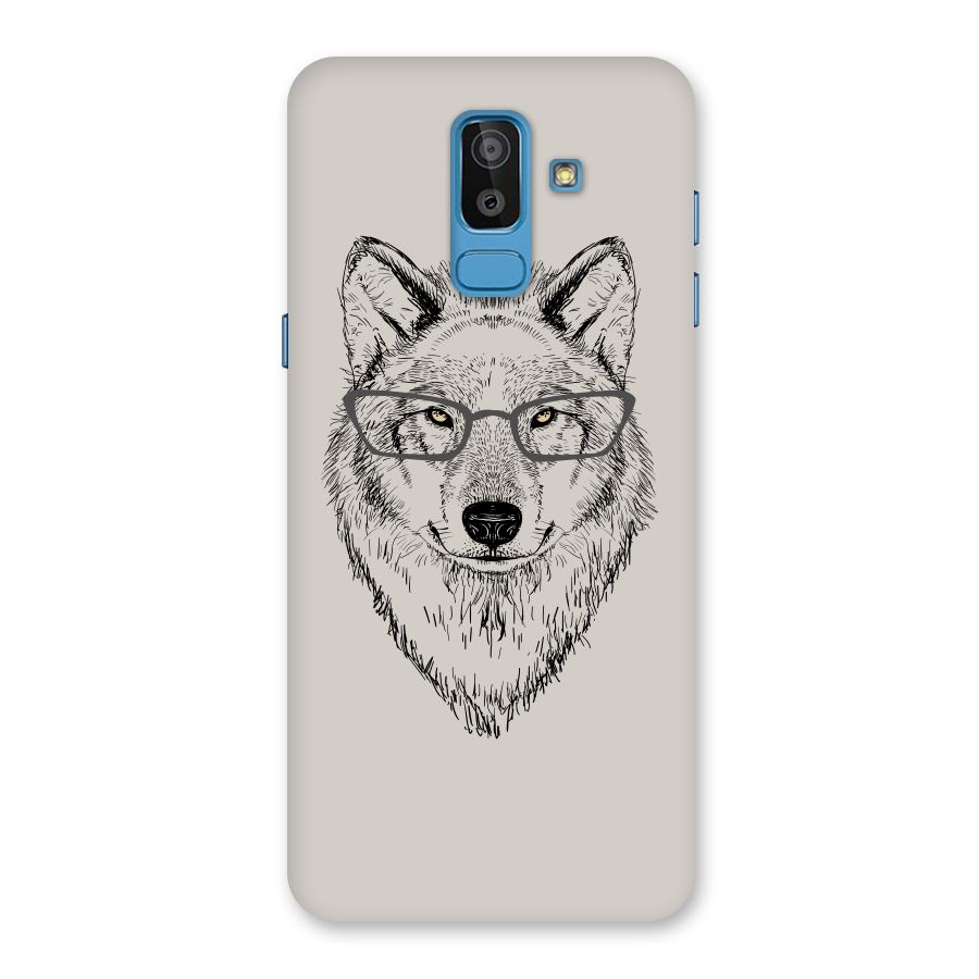 Nerdy Wolf Back Case for Galaxy On8 (2018)