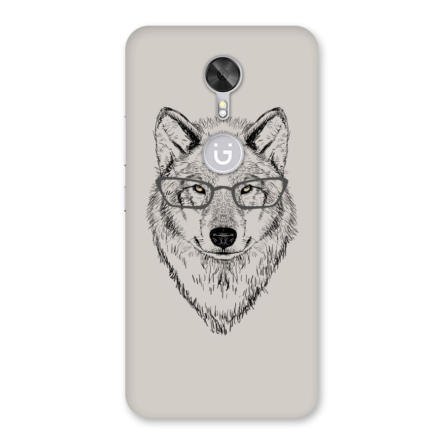 Nerdy Wolf Back Case for Gionee A1