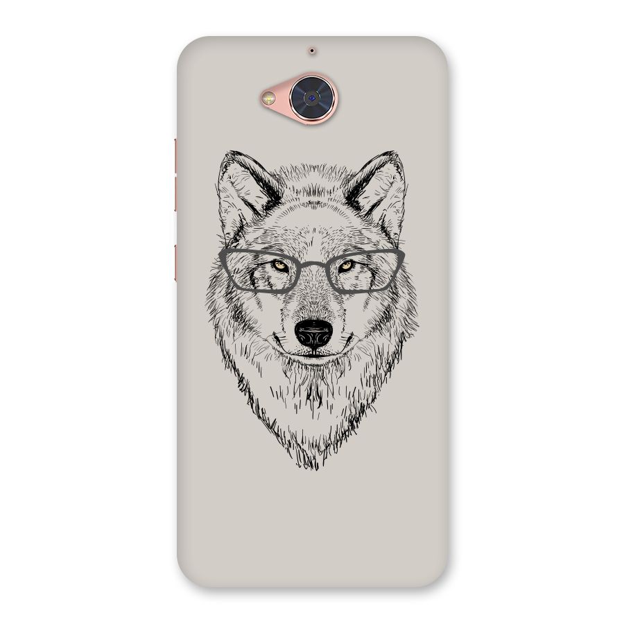 Nerdy Wolf Back Case for Gionee S6 Pro
