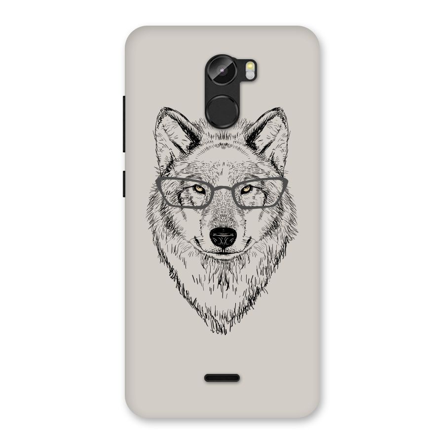 Nerdy Wolf Back Case for Gionee X1