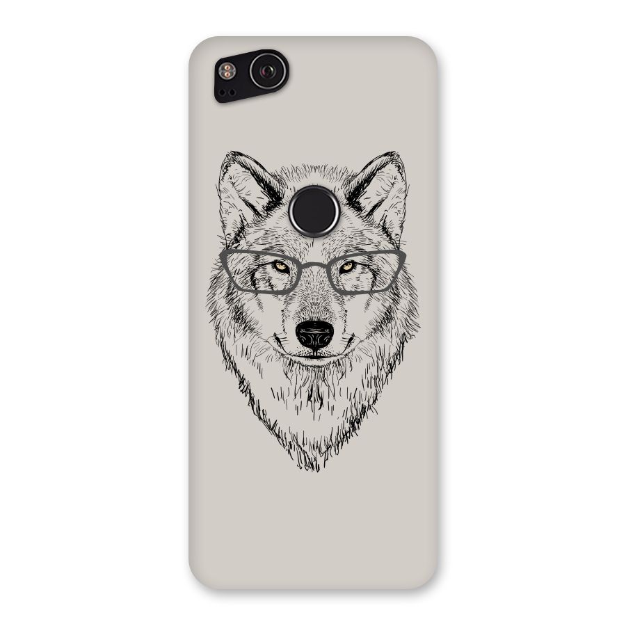 Nerdy Wolf Back Case for Google Pixel 2