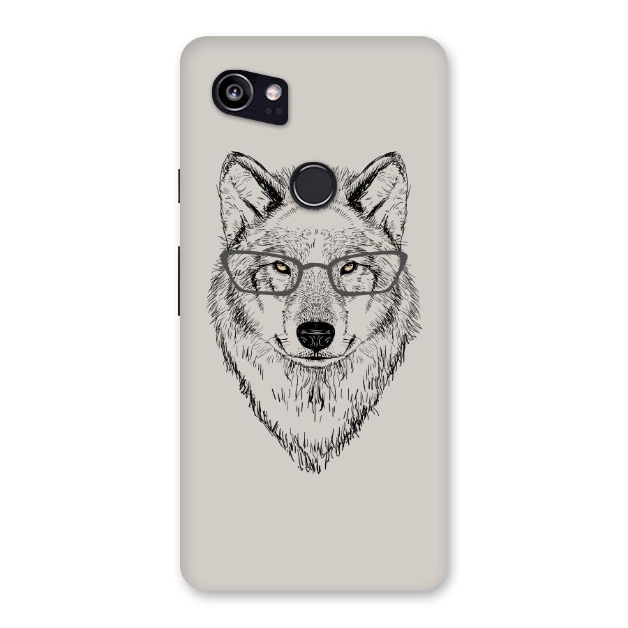 Nerdy Wolf Back Case for Google Pixel 2 XL
