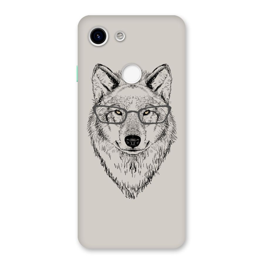 Nerdy Wolf Back Case for Google Pixel 3
