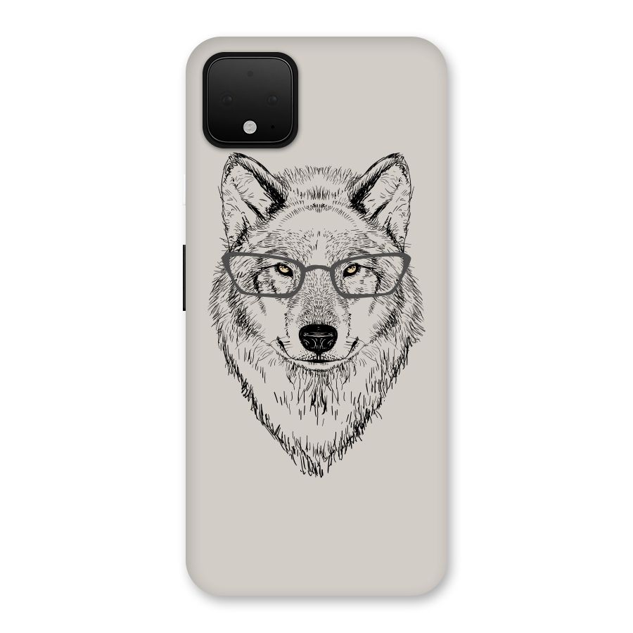 Nerdy Wolf Back Case for Google Pixel 4 XL