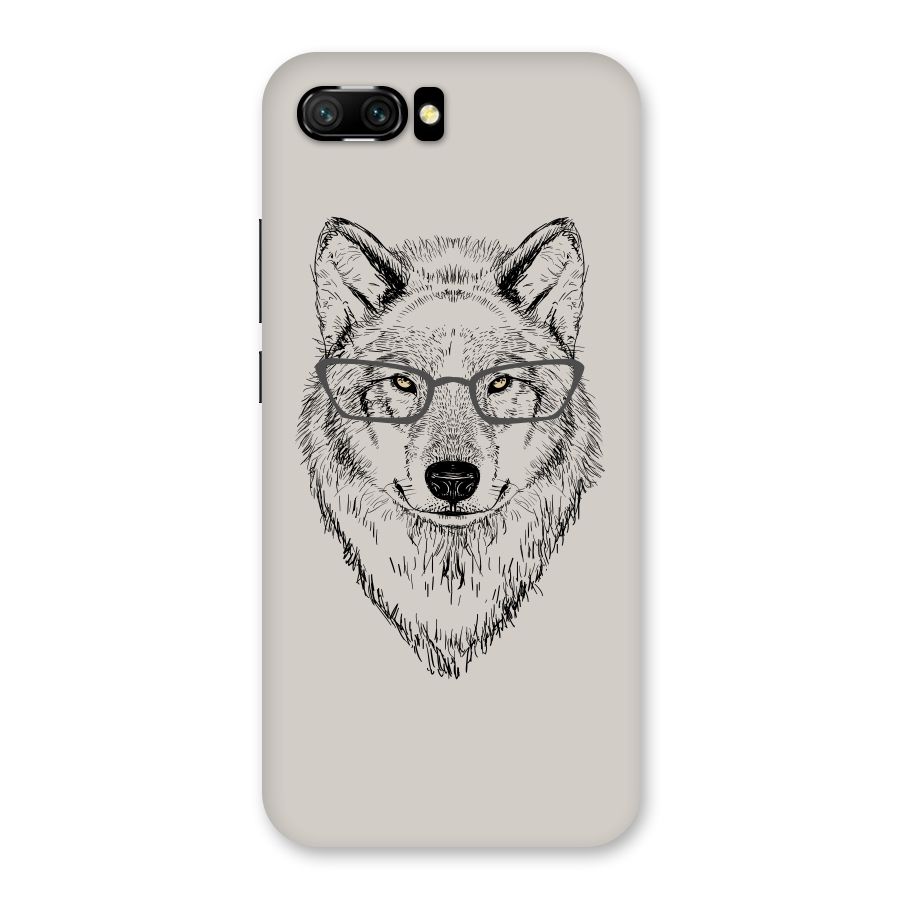 Nerdy Wolf Back Case for Honor 10