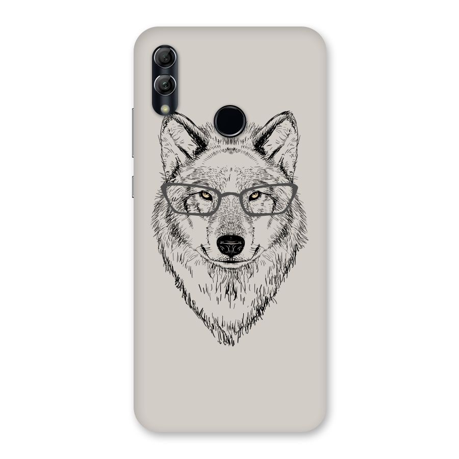Nerdy Wolf Back Case for Honor 10 Lite