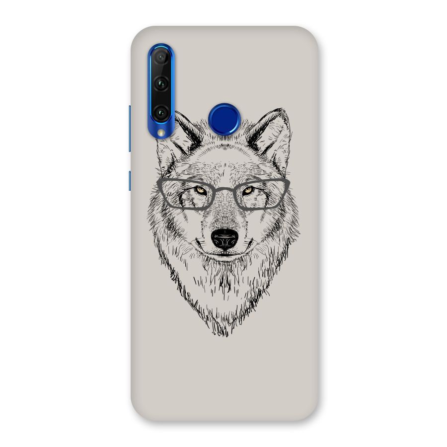 Nerdy Wolf Back Case for Honor 20i