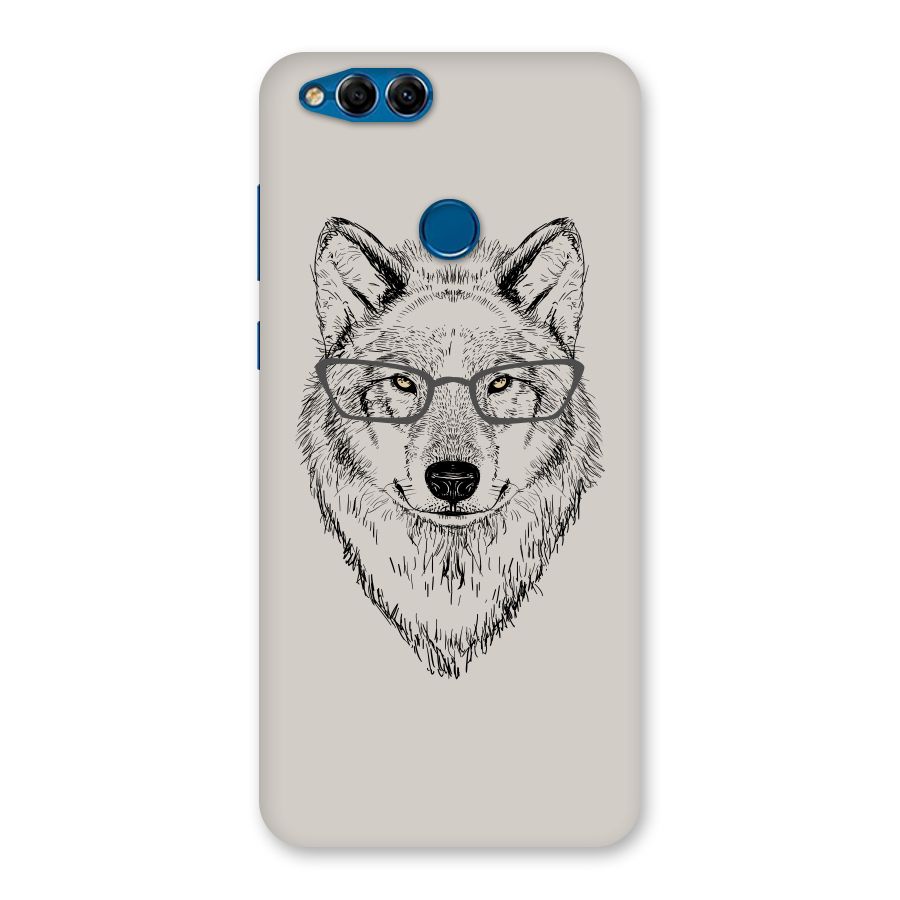 Nerdy Wolf Back Case for Honor 7X