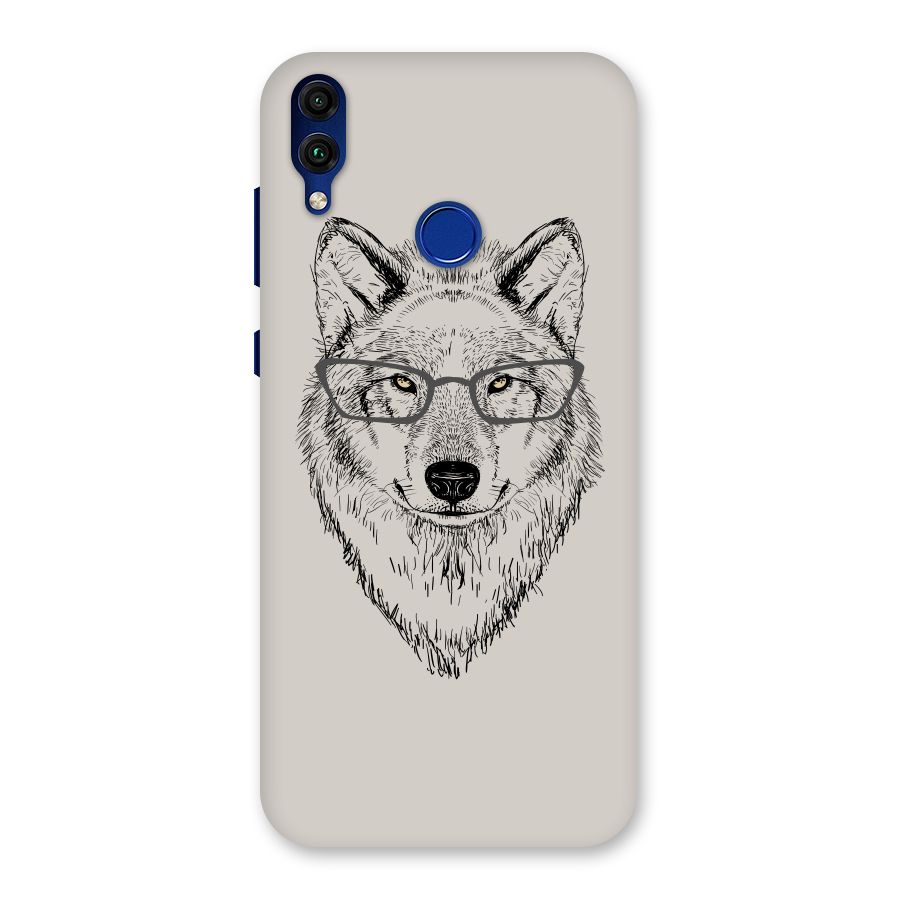 Nerdy Wolf Back Case for Honor 8C