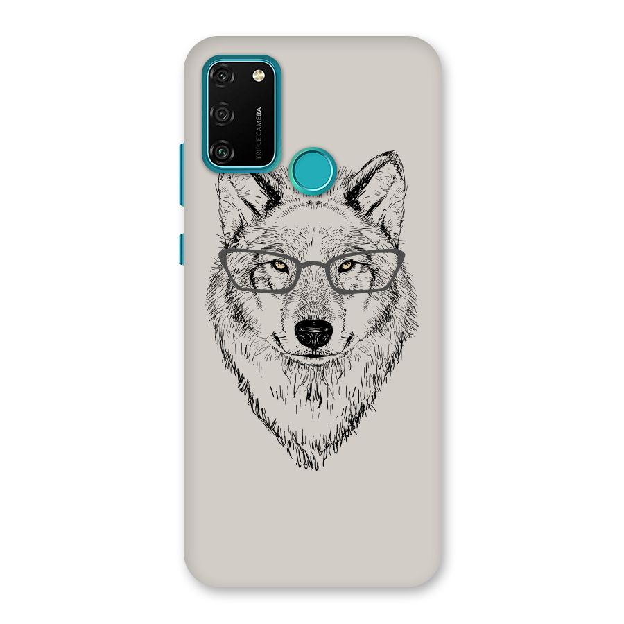 Nerdy Wolf Back Case for Honor 9A