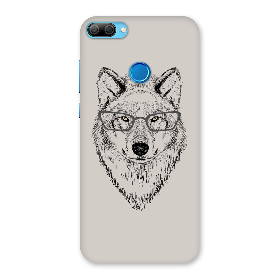 Nerdy Wolf Back Case for Honor 9N