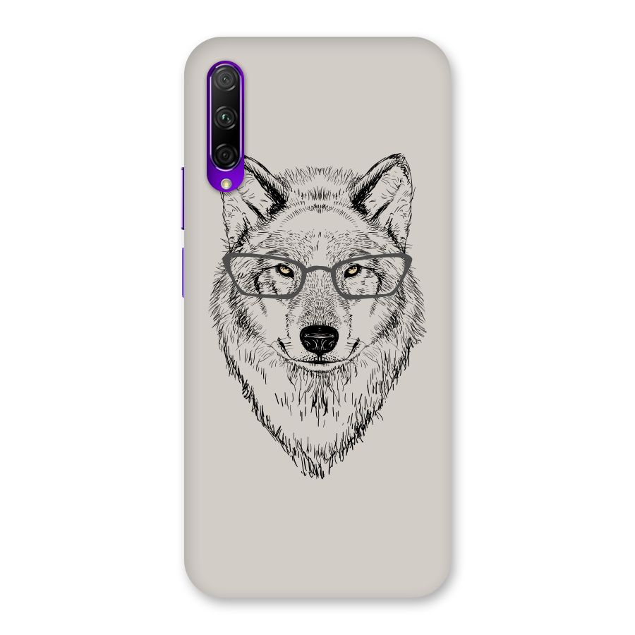 Nerdy Wolf Back Case for Honor 9X Pro