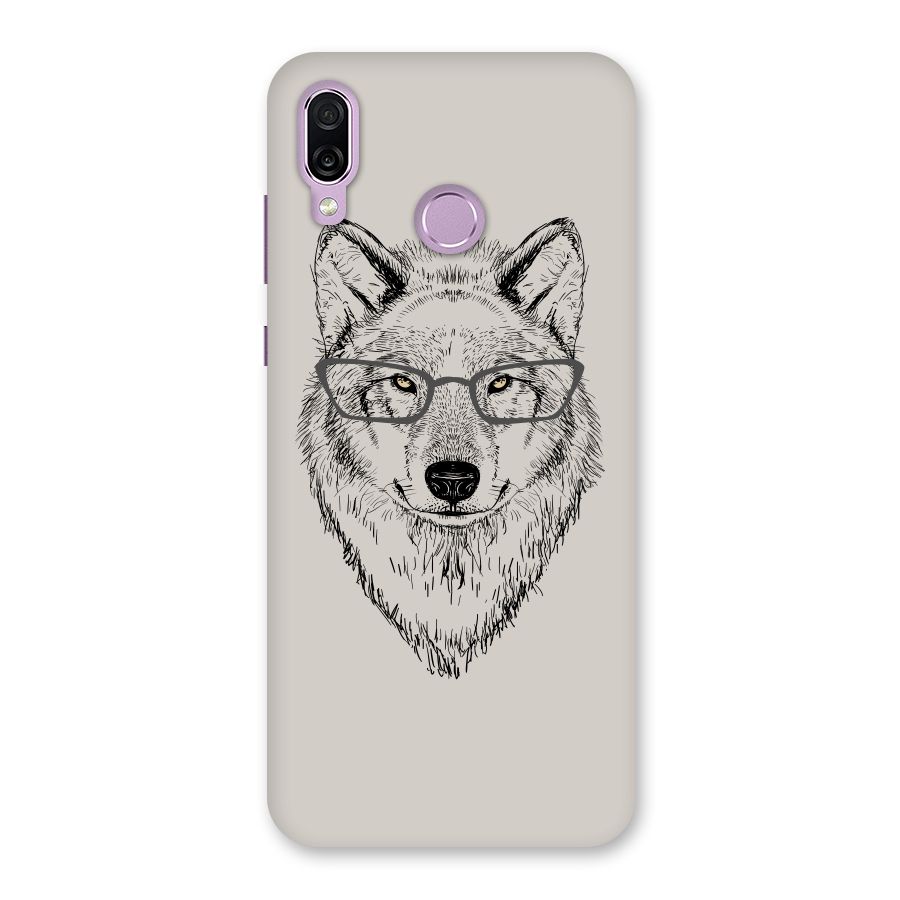 Nerdy Wolf Back Case for Honor Play