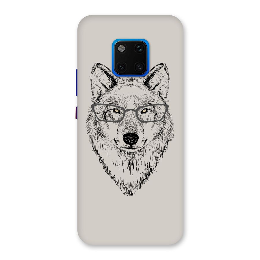 Nerdy Wolf Back Case for Huawei Mate 20 Pro